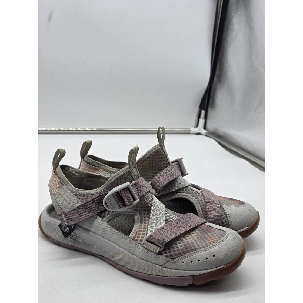 Chaco Water Shoes Womens Size 8 Gray Pink Closed Toe Sport Sandals J107304